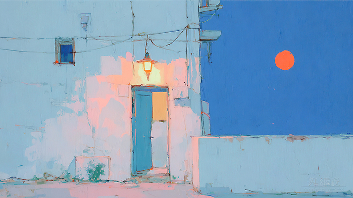 JPG 문화 예술 컬러 야경 일러스트 자연 하늘 간판 외벽 풍경 건물 빛 문 평화 고요 등불 도시 저녁 그림 설치미술 국내일러스트 건축물 벽 컨셉 조명 야간 생태계 파일형식 풍경_경치