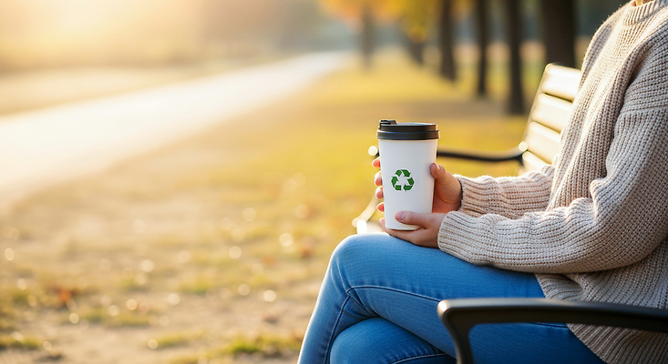 JPG 편집이미지 공원 여유 음료 벤치 자연 휴식 따뜻함 사람 컵 햇빛 환경 산책 재활용 시간 의료성형뷰티 편집실사 식기 공공시설 감정 컨셉 의자 태양 CG 친환경 생태계 파일형식