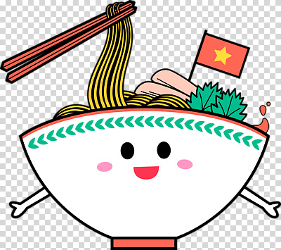 음식 컨셉 디저트 사람 동남아시아 면류 파일형식 국수 베트남 요리 식사 재료 수프 맛 사탕 이모티콘 채소 어린이 편집이미지 PNG