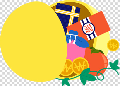 편집이미지 전통 행복 토마토 복주머니 한국 건강 선물 설날 동전 축제 기도 행운 PNG 상징물 명절 감정 아시아 상징 컨셉 돈 채소 전통소품 파일형식