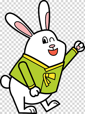 동물 편집이미지 캐릭터 전통 문화 컬러 한국 웃음 풍경 손짓 귀여움 축제 토끼 한복 PNG 한국전통 아시아 컨셉 포유류 모션 표정 반려동물 전통의상 파일형식