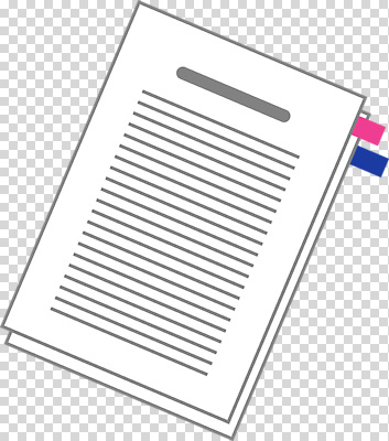 컬러 비즈니스 파일형식 문서 북마크 파란색 분홍색 줄 텍스트 서식 정리 작업 도구 사무실 기록 디자인 편집이미지 PNG