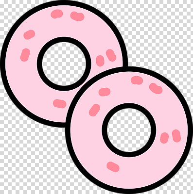 편집이미지 분홍색 디저트 카페 환대 도넛 맛 제조 제빵 조화 PNG 먹거리 스프링클 간편조리식품 음식 컬러 컨셉 장식 제과제빵 상점 파일형식