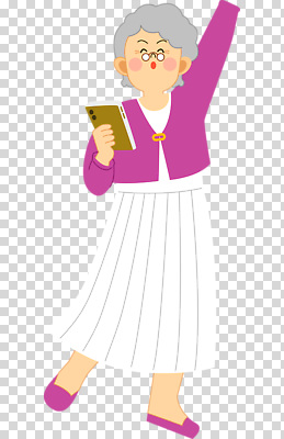 편집이미지 옷 노년 행복 할머니 가족 기술 사랑 웃음 스마트폰 세계 기쁨 표현 즐거움 화사함 PNG 소통 여자 감정 컨셉 관계 표정 성인 핸드폰 스마트기기 파일형식 사람 전자제품