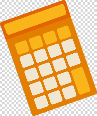 교육 컬러 가구 교과목 문구용품 장비 업무 파일형식 계산기 주황색 경사 책상 버튼 작업 수학 계산 도구 사무 학생 학습 정보 지원 기계 편집이미지 PNG