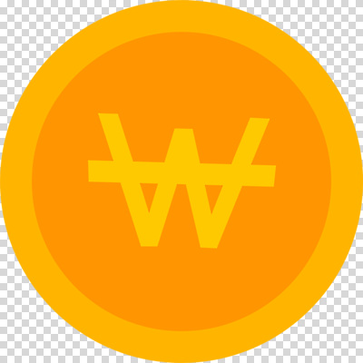 도형 문자 아시아 컬러 돈 모션 경제 재산 파일형식 한국 통화 동전 기호 상징 디자인 원형 노란색 주황색 금융 거래 상품 소비 편집이미지 PNG