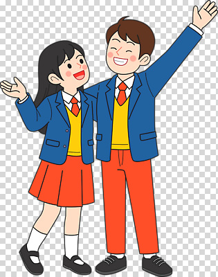 편집이미지 학생 여학생 행복 교복 어린이 남학생 학교 모션 대화 웃음 친구 즐거움 PNG 소통 옷 여자 교육 남자 감정 컨셉 관계 표정 말하기 사람 파일형식