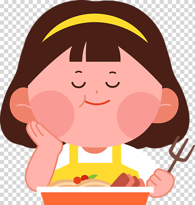 편집이미지 캐릭터 행복 음식 포크 가족 요리 미소 소녀 노란색 식사 앞치마 맛 즐거움 PNG 맛있는 식기 여자 감정 어린이 컬러 컨셉 관계 표정 파일형식 사람