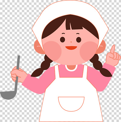 편집이미지 행복 어린이 음식 포즈 요리 소녀 요리사 앞치마 집중 즐거움 국자 PNG 직업 여자 감정 컨셉 주방용품 사람 파일형식 생활용품 오브젝트