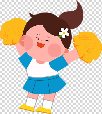 계절 감정 컬러 모션 문화예술 사람 파일형식 어린이 치어리더 응원 춤 노란색 즐거움 옷 스포츠 표정 도구 행진 여름 편집이미지 PNG