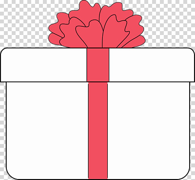식물 기념일 감정 컬러 컨셉 이벤트 파일형식 선물 상자 리본 꽃 빨간색 흰색 생일 축하 기쁨 장식 포장 편집이미지 PNG