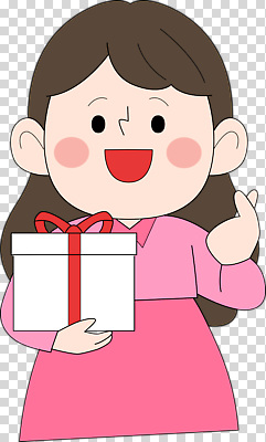 여자 기념일 감정 어린이 컬러 컨셉 모션 표정 이벤트 파일형식 소녀 선물 기쁨 행복 분홍색 웃음 손짓 축하 파티 생일 소통 즐거움 편집이미지 PNG