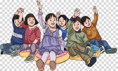 편집이미지 교육 행복 어린이 모션 놀이 표정 친구 학습 손들기 모임 시간 질문 즐거움 PNG 소통 감정 컨셉 관계 사람 파일형식