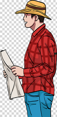 편집이미지 남자 모션 아침 일상 독서 정보 시골 작업 신문 뉴스 농부 PNG 중요성 주간 직업 컨셉 사람 라이프 간행물 파일형식
