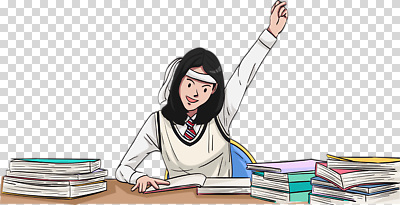 교육 감정 가구 컨셉 파일형식 학생 학습 질문 책 책상 열정 학교 수업 집중 시간 편집이미지 PNG