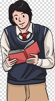 편집이미지 학생 교복 교실 학교 모션 표정 책 학습 독서 환경 교양 시간 집중 PNG 흥미 옷 교육 컨셉 파일형식
