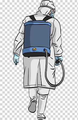 편집이미지 직업 거리 안전 사람 야외 위생 보호장비 청소 PNG 방역 소독 방역복 질병예방 옷 장비 질병 예방 파일형식