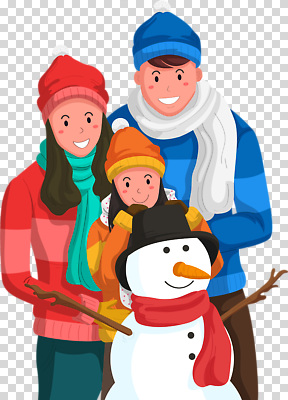 잡화 계절 기념일 감정 상의 가족 관계 표정 사람 목도리 파일형식 겨울 눈사람 웃음 놀이 어린이 부모 행복 크리스마스 외투 스카프 장갑 편집이미지 PNG