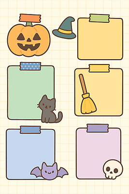 동물 캐릭터 디자인 컬러 스티커 일러스트 호박 그래픽 장식 귀여움 공책 고양이 할로윈 메모지 유령 박쥐 풍선 스크랩 국내일러스트 AI파일 컨셉 채소 포유류 문구용품 반려동물 사무용품 파일형식 벡터