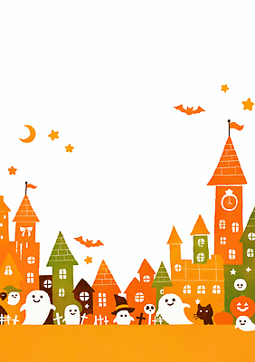 JPG 별 컬러 일러스트 놀이 밤하늘 동화 주택 기념 프레임 장식 축제 할로윈 모임 축하 성 분위기 유령 박쥐 국내일러스트 AI일러스트 AI콘텐츠 자연요소 건축물 컨셉 포유류 하늘 건물 야간 파일형식
