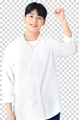 편집이미지 옷 미소 청년 주먹 자신감 PNG 소통 의욕 스트리트패션 패션 감정 컨셉 모션 표정 성인 파일형식 사람