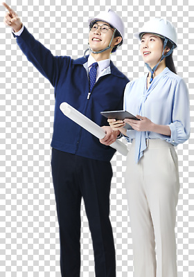 편집이미지 여자 남자 건축 협력 설계 직장 기술 대화 업무 계획 안전모 토론 PNG 리더쉽 컨셉 회사 말하기 사람 작업 헬멧 안전장비 파일형식 비즈니스 모션 안전 장비 보호장비