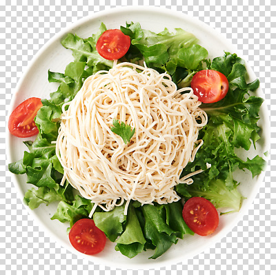 식기 음식 채소 면류 파일형식 여름_계절 국수 요리 샐러드 신선 건강 식사 상추 토마토 접시 한식 여름음식 레시피 재료 편집이미지 PNG