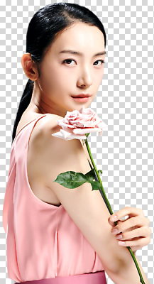 식물 옷 꽃 컬러 컨셉 사람 신체부위 전자제품 생태계 파일형식 여자 장미 드레스 분홍색 포즈 우아함 뷰티풀 표정 카메라 머리 피부 패션 자연 모던 편집이미지 PNG