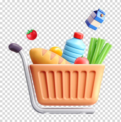 편집이미지 음료 음식 빵 토마토 채소 과일 쇼핑 장보기 바구니 신선 장바구니 마트 PNG 상점 파일형식