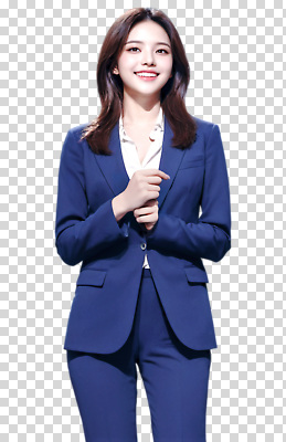 편집이미지 옷 여자 포즈 비즈니스 직장 미소 정장 카메라 자신감 이미지 PNG 전문 스타일 감정 회사 표정 사람 전자제품 파일형식