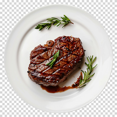 식기 컨셉 식재료 주방용품 서양음식 야간 허브 파일형식 스테이크 로즈메리 육류 요리 음식 접시 식사 맛 저녁 그릴 점심 프레젠테이션 편집이미지 PNG