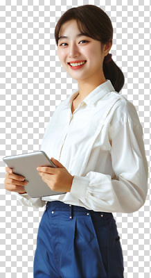 편집이미지 여자 패션 행복 커뮤니케이션 기술 밝음 미소 일상 태블릿 사무실 모던 PNG 소통 감정 컨셉 비즈니스 표정 사람 라이프 전자제품 스마트기기 파일형식