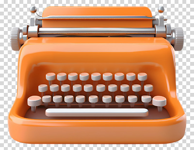 비즈니스 골동품 파일형식 타자기 복고 디자인 중앙 사무실 기계 기록 장식 컬러 오브젝트 창의성 편집이미지 PNG