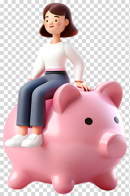 교육 컨셉 금융 경제 저축 파일형식 저금통 캐릭터 절약 디자인 재테크 경제교육 귀여움 컬러 이미지 소통 창의성 모던 편집이미지 PNG