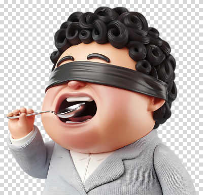 감정 컨셉 수저 표정 가림 파일형식 캐릭터 음식 숟가락 눈가림 귀여움 즐거움 식사 장면 장난감 미소 모션 편집이미지 PNG