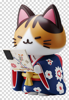 디자인 아시아 컨셉 포유류 반려동물 파일형식 고양이 인형 일본 전통 옷 편지 아기자기 귀여움 문화 장식 인테리어 취미 선물 그림 편집이미지 PNG