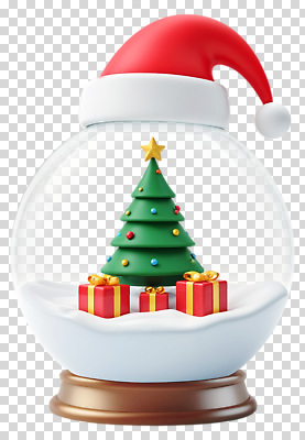 모자_잡화 계절 기념일 감정 크리스마스 이벤트 조형물 파일형식 크리스마스트리 선물 조각상 장식 축제 겨울 즐거움 기쁨 산타모자 컬러 편집이미지 PNG