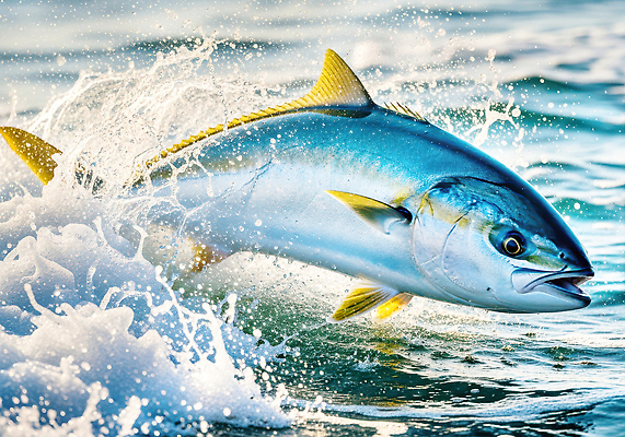 자연요소 동물 어류 태양 수중동물 CG 생태계 파일형식 AI콘텐츠 바다 물 생물 스플래쉬 자연 야생동물 수중 햇빛 비늘 뷰티풀 힘 편집이미지 편집실사 JPG 방어 AI포토