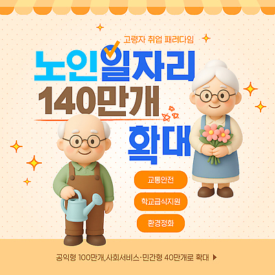 템플릿 컨셉 비즈니스 안전 성인 구직 정책 파일형식 벡터 노년 일자리 확대 프로그램 교통안전 직업 지원 이벤트 지역사회 이미지템플릿 AI파일 노인정책 실버취업