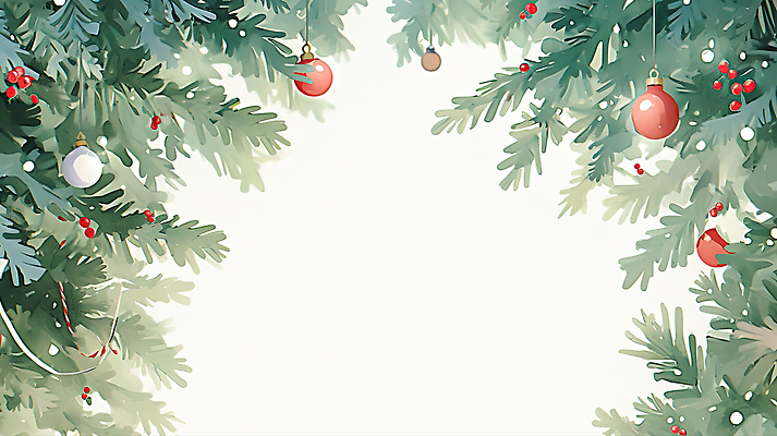 JPG 나무 행복 컬러 크리스마스 겨울 일러스트 공 가족 가지 장식 빨간색 친구 축제 모임 흰색 축하 분위기 싱그러움 국내일러스트 식물 계절 기념일 감정 컨셉 채소 관계 파일형식