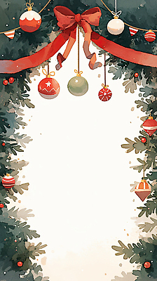 JPG 나무 전통 감정 컬러 크리스마스 겨울 일러스트 산타모자 공 프레임 선물 풍경 장식 축제 분위기 입체 떡갈나무 홀로그램 국내일러스트 식물 모자_잡화 계절 기념일 컨셉 파일형식