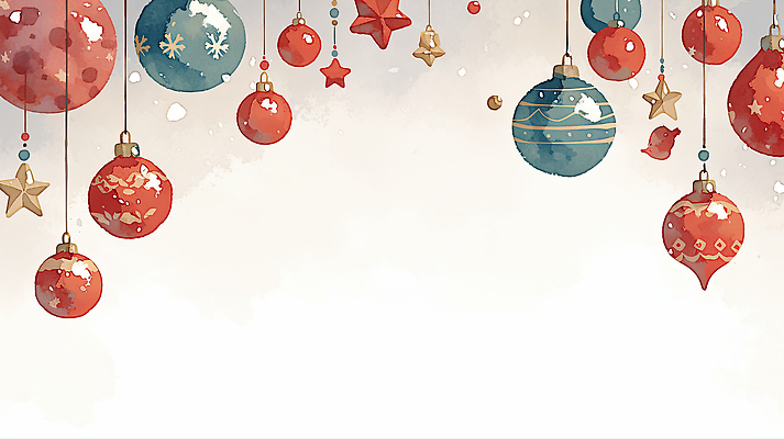 자연요소 계절 기념일 컬러 날씨 파일형식 크리스마스 장식 공 백그라운드 축제 디자인 연말 흐림 겨울 따뜻함 스노우 이벤트 파란색 빨간색 별 리본 고정 일러스트 국내일러스트 JPG