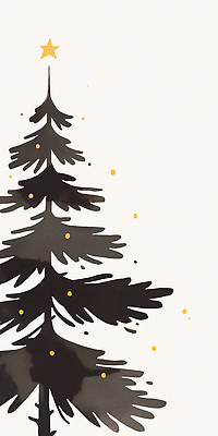 자연요소 식물 계절 기념일 컬러 크리스마스 생태계 파일형식 크리스마스트리 겨울 장식 노란색 별 고요 풍경 축제 나무 그림 예술 수채화 디자인 백그라운드 조명 뷰티풀 자연 일러스트 국내일러스트 JPG
