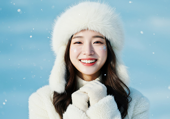 JPG 편집이미지 손 행복 겨울 겨울스포츠 눈꽃 따뜻함 미소 소녀 평화 흰색 신선 차가움 즐거움 편집실사 계절 여자 감정 어린이 스포츠 컬러 컨셉 눈_날씨 표정 신체부위 CG 파일형식