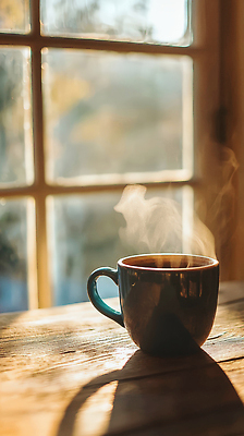 주간 식기 음료 컨셉 창문 라이프 태양 카페 감각 해조류 CG 파일형식 커피 창가 아침 햇빛 김 따뜻함 컵 편안함 일상 평화 차분 홈카페 편집이미지 편집실사 JPG