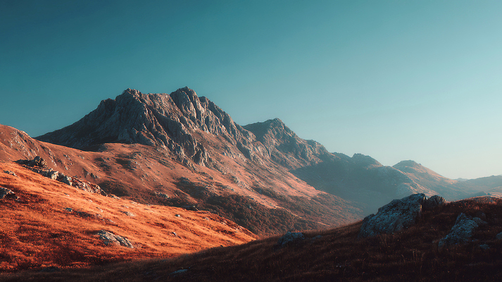 JPG 편집이미지 자연 하늘 산 풍경 잔디 평화 등산 시골 조용 뷰티풀 편집실사 식물 컨셉 트래킹 CG 생태계 파일형식
