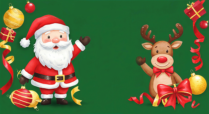 계절 기념일 감정 컨셉 크리스마스 모션 사슴 파일형식 산타클로스 루돌프 축하 장식 선물 만화 캐릭터 기쁨 분위기 반짝임 컬러 이벤트 귀여움 행복 축제 동물 전통 겨울 일러스트 국내일러스트 JPG