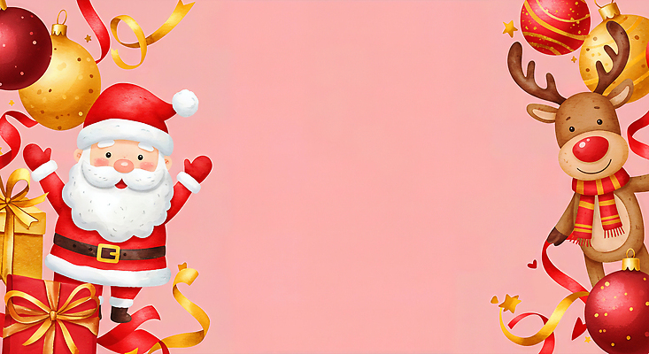 모자_잡화 기념일 감정 컬러 컨셉 크리스마스 휴가 사슴 표정 장식 파일형식 산타클로스 루돌프 귀여움 세트 백그라운드 웃음 털모자 전통 기쁨 선물 홀리데이 축제 빨간색 금색 리본 방울 행복 일러스트 국내일러스트 JPG