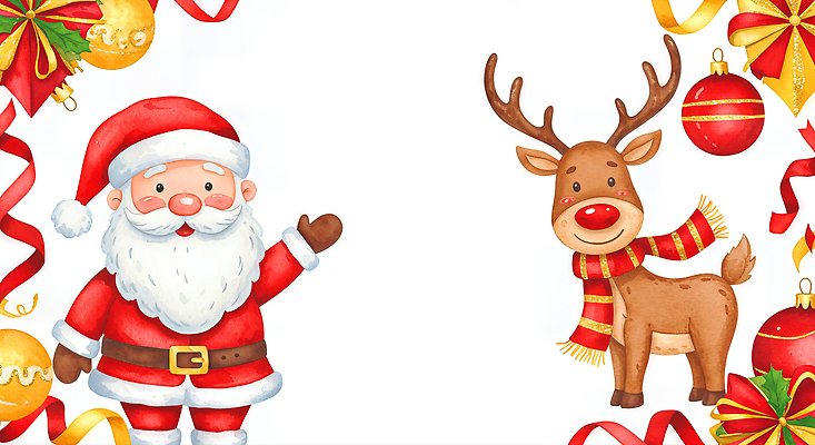 계절 기념일 감정 크리스마스 관계 사람 이벤트 공휴일 파일형식 산타클로스 순록 장식 휴일 기쁨 축제 어린이 겨울 선물 가족 친구 장난감 즐거움 파티 전통 문화 연휴 일러스트 국내일러스트 JPG