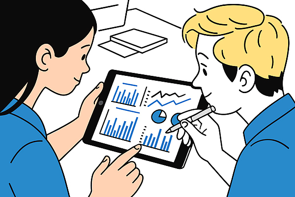 교육 컨셉 전자제품 스마트기기 사무용품 파일형식 벡터 학생 태블릿 자료 분석 그래프 서류판 협력 의견 작업 학습 디지털 스마트 모던 기술 소통 정보 일러스트 국내일러스트 AI파일